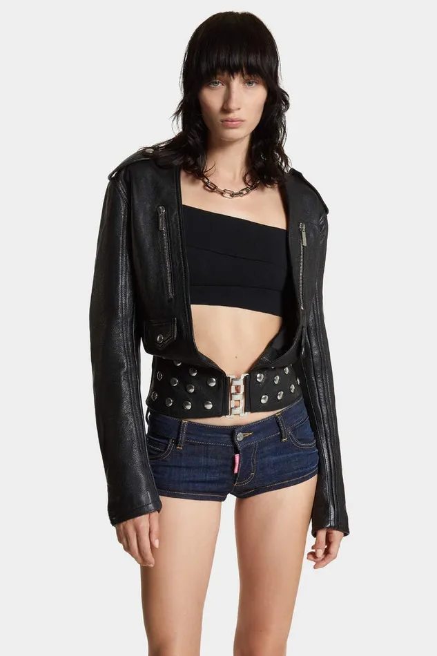 Dsquared2 Coats and Outerwear Ombree Kiodo Jacket Black 8211 Women