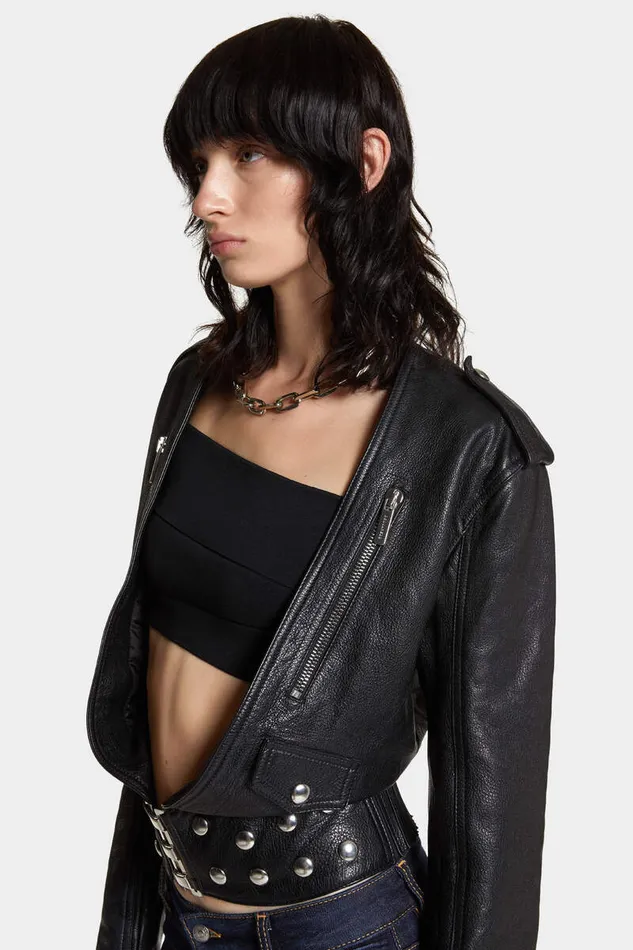 Dsquared2 Coats and Outerwear Ombree Kiodo Jacket Black 8211 Women