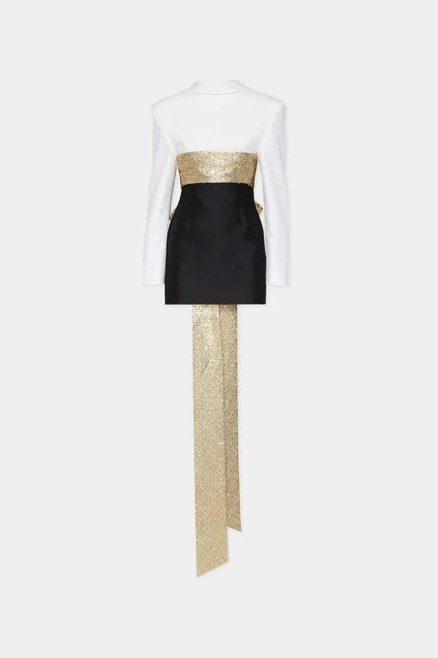 Dsquared2 Dresses and Jumpsuits Statement Dean Jacket Dress White 8211 Women