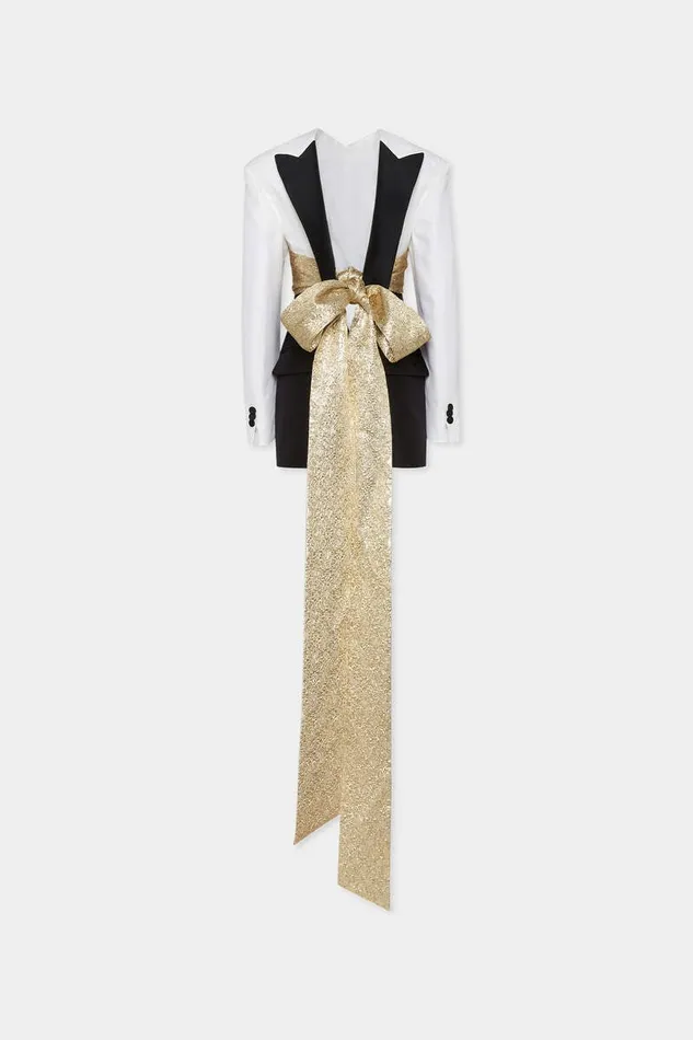 Dsquared2 Dresses and Jumpsuits Statement Dean Jacket Dress White 8211 Women