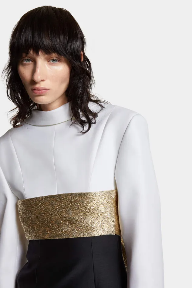 Dsquared2 Dresses and Jumpsuits Statement Dean Jacket Dress White 8211 Women