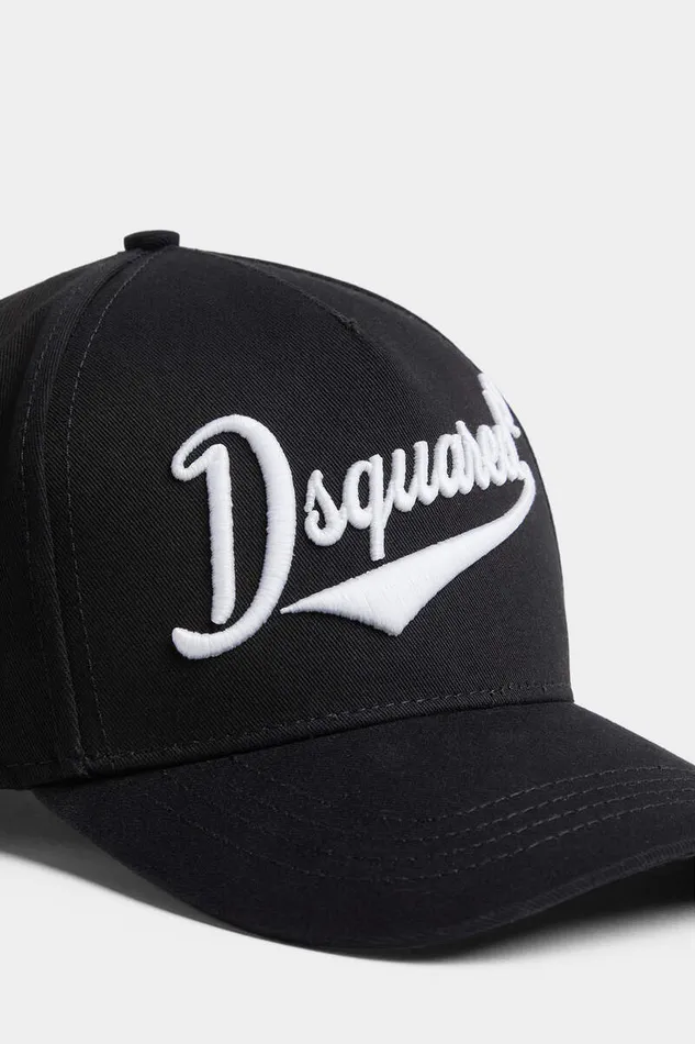 Dsquared2 Headwear Logo Embroidered Baseball Cap Black 8211 Men