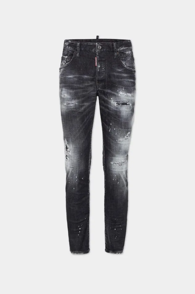Dsquared2 Jeans Black Rocky Mountains Wash Skater Jeans 8211 Men