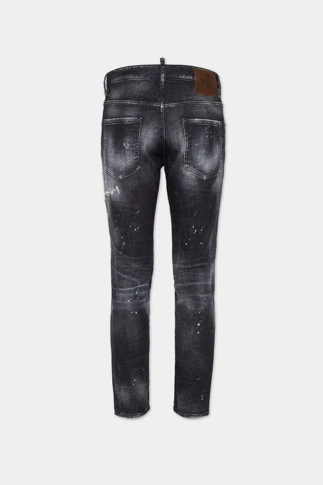 Dsquared2 Jeans Black Rocky Mountains Wash Skater Jeans 8211 Men