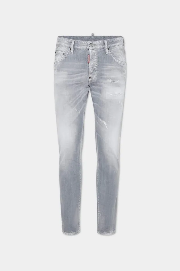 Dsquared2 Jeans Brushed Grey Wash Skater Jeans 8211 Men