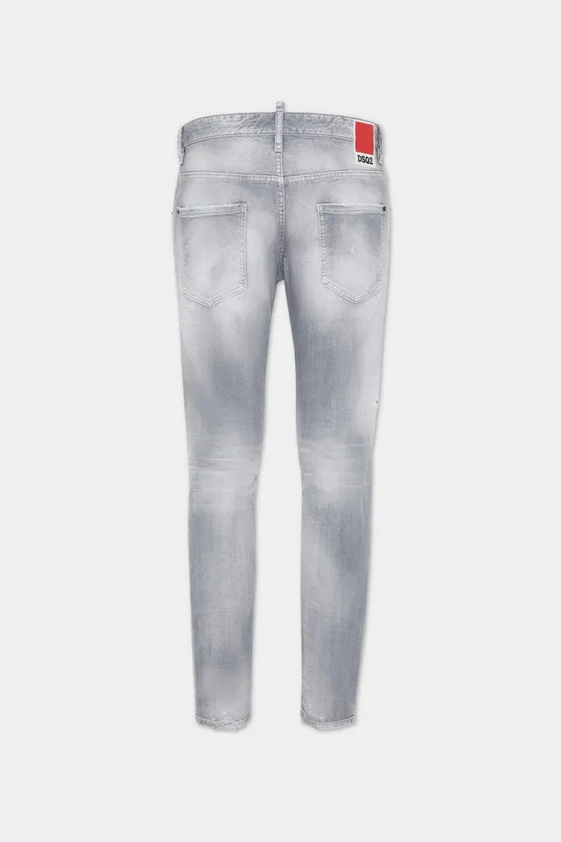 Dsquared2 Jeans Brushed Grey Wash Skater Jeans 8211 Men