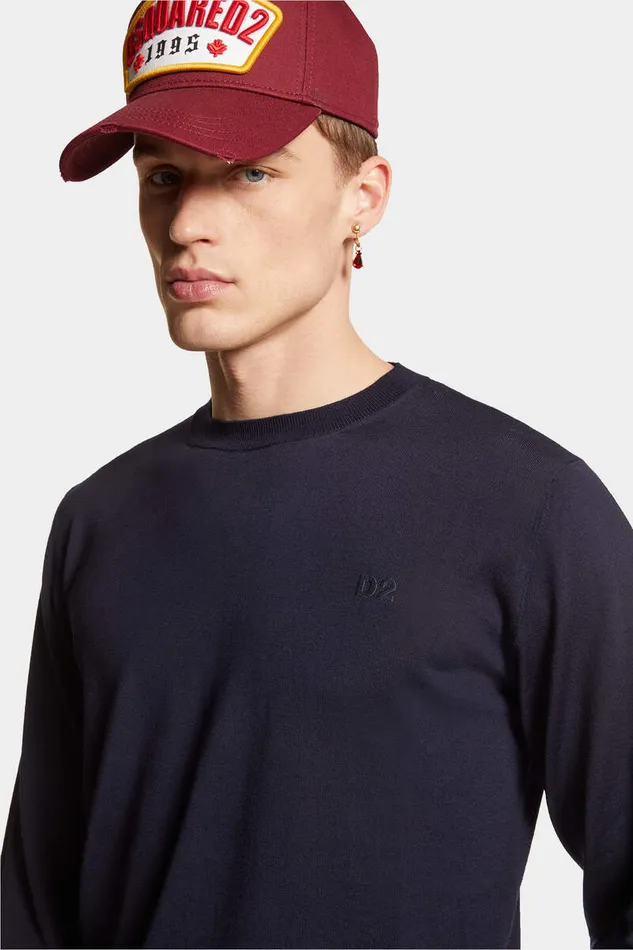 Dsquared2 Knitwear Crewneck Pullover Navy 8211 Men