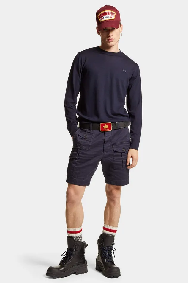 Dsquared2 Knitwear Crewneck Pullover Navy 8211 Men