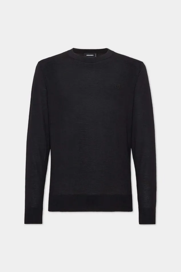 Dsquared2 Knitwear D2 Crewneck Pullover Black 8211 Men