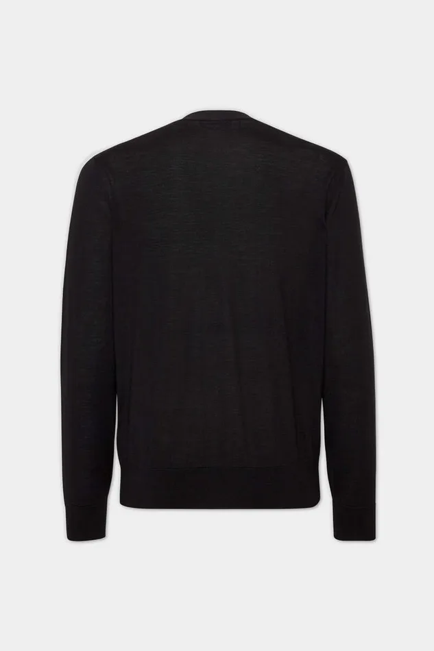 Dsquared2 Knitwear D2 Knit Cardigan Black 8211 Men