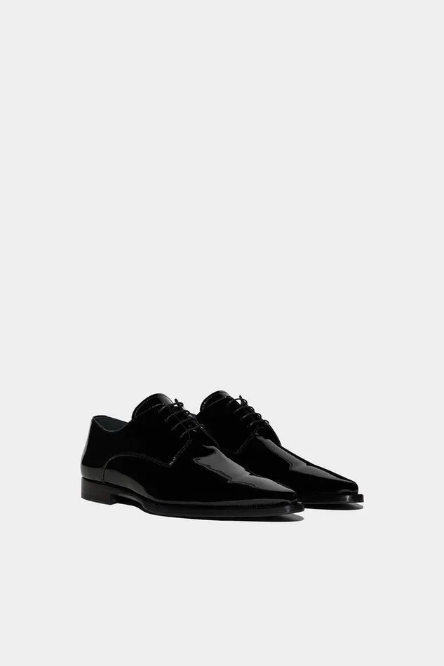 Dsquared2 Laced Shoes New Punk LaceUp Shoes Black 8211 Men