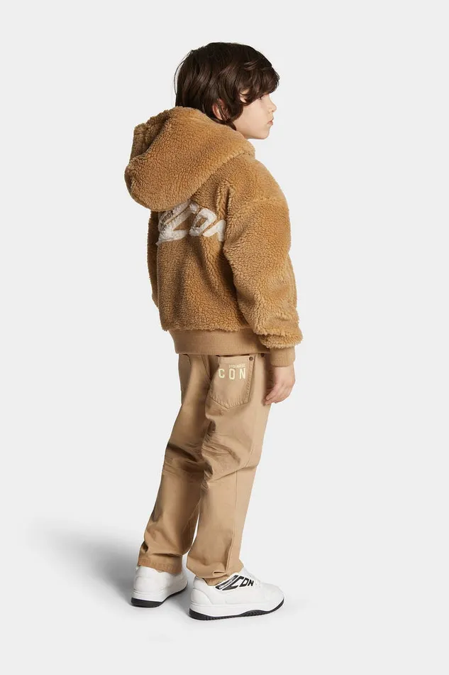Dsquared2 Ready To Wear D2 Icon New Generation Junior Jacket Beige 8211 Kids