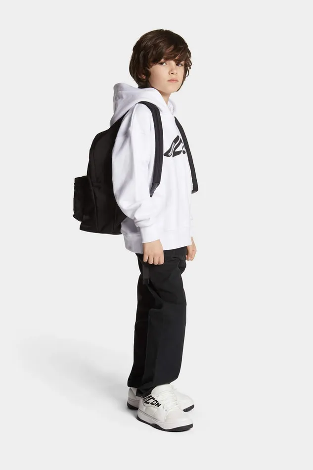 Dsquared2 Ready To Wear D2 Icon New Generation Junior Sweatshirt White 8211 Kids