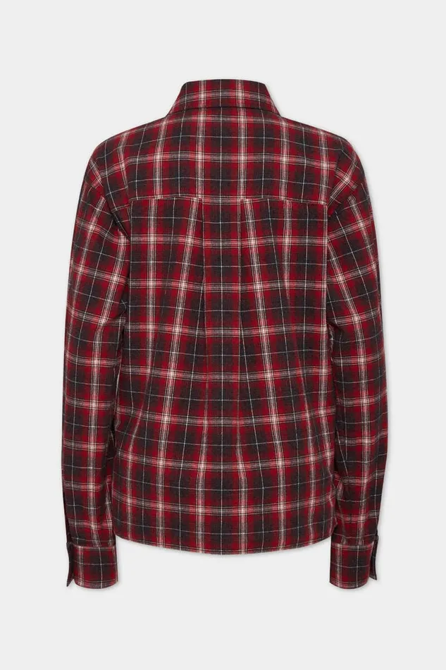 Dsquared2 Shirts Boxy Checked Shirt Fantasy 8211 Women