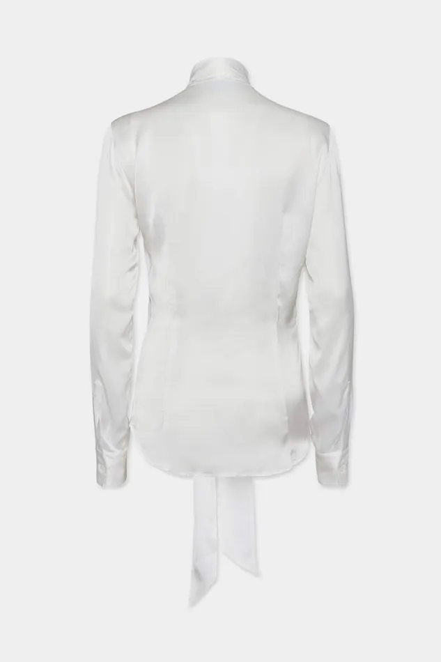 Dsquared2 Shirts Paris Bow Shirt White 8211 Women