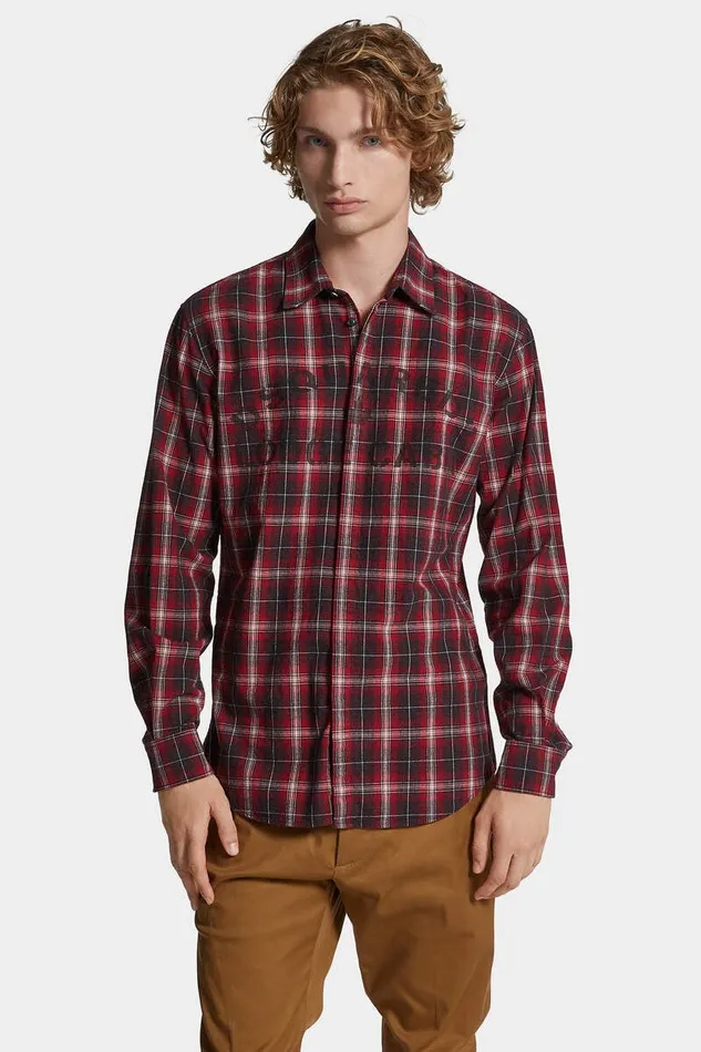 Dsquared2 Shirts Printed Relax Dan Shirt Fantasy 8211 Men