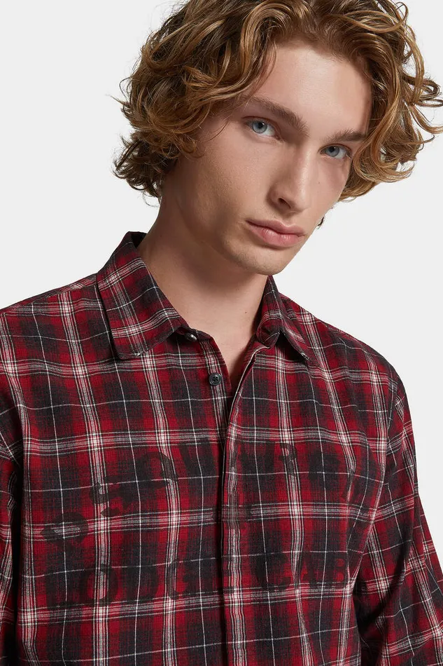 Dsquared2 Shirts Printed Relax Dan Shirt Fantasy 8211 Men