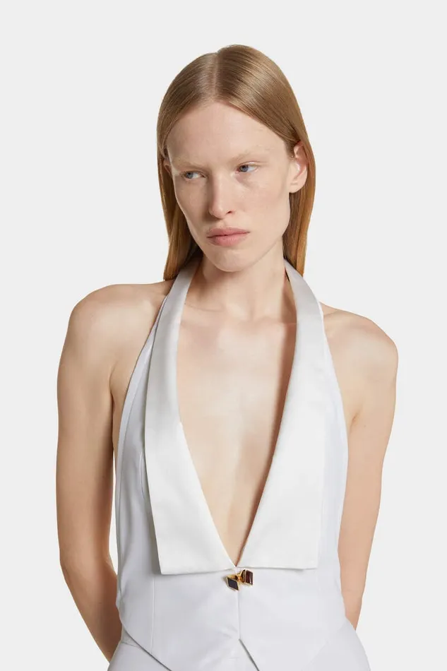 Dsquared2 Suits and Blazer Gatsby Vest White 8211 Women