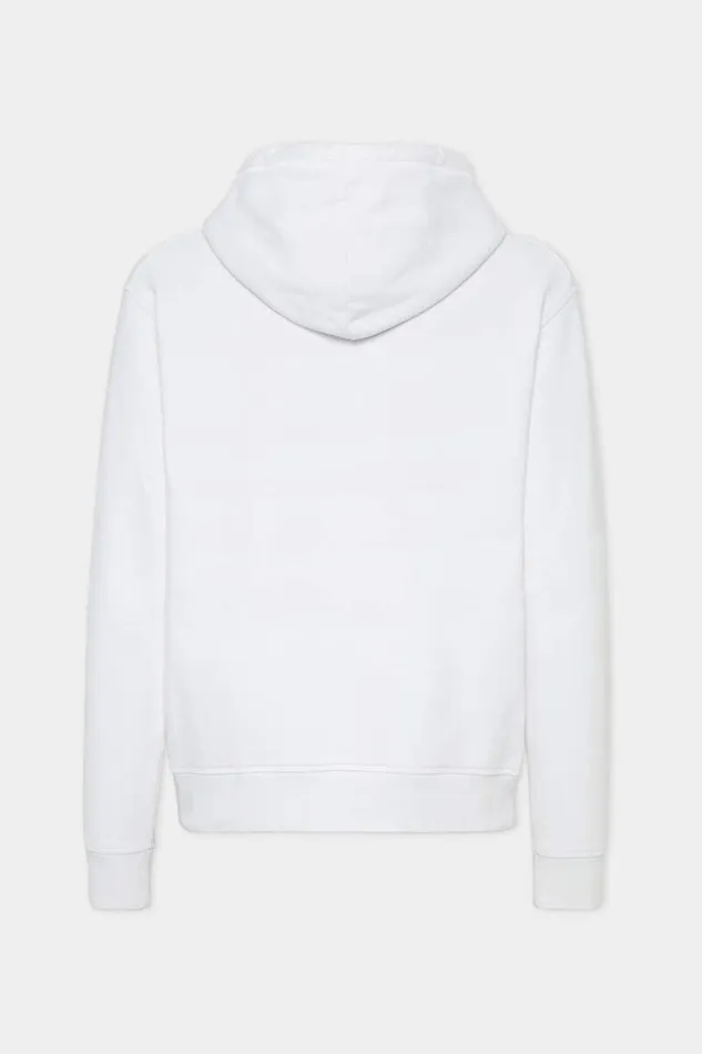 Dsquared2 Sweatshirts Cool Fit Milano Hoodie White 8211 Men