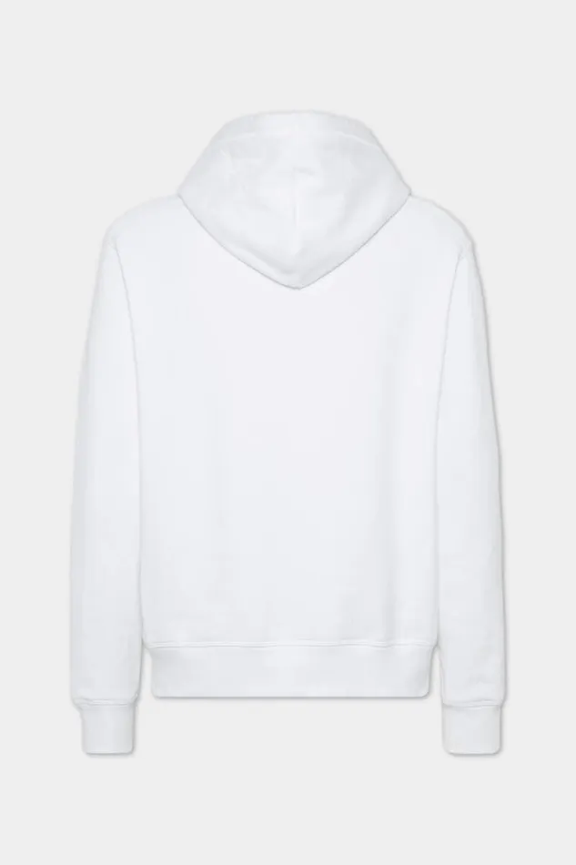 Dsquared2 Sweatshirts Cool Fit Milano Hoodie Whiteochre 8211 Men