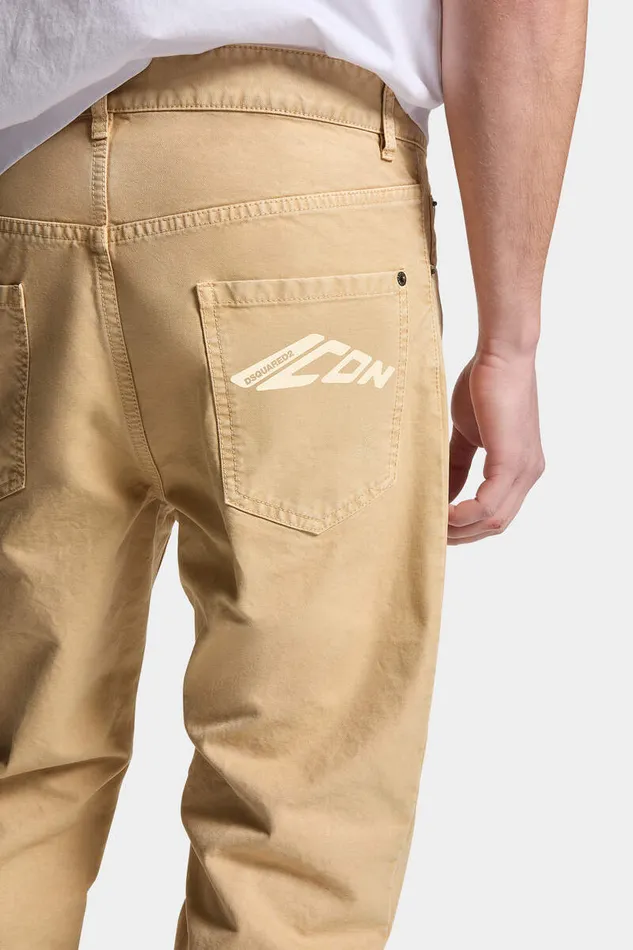 Dsquared2 Trousers Icon New Generation 642 Jean Beige 8211 Men