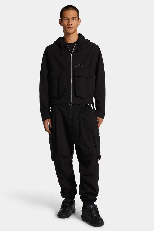 Dsquared2 Trousers Icon New Generation Ripstop 3d Cargo Pant Black 8211 Men