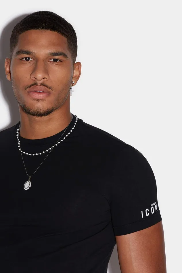 Dsquared2 Underwear Be Icon Underwear TShirt Black 8211 Men