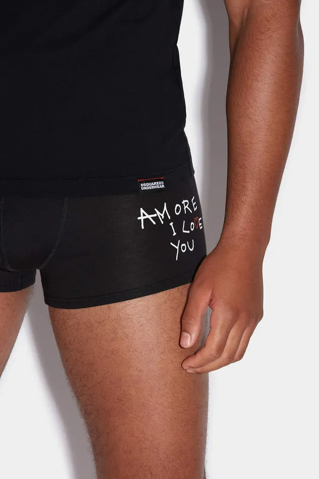 Dsquared2 Underwear Be Icon Underwear TShirt Black 8211 Men