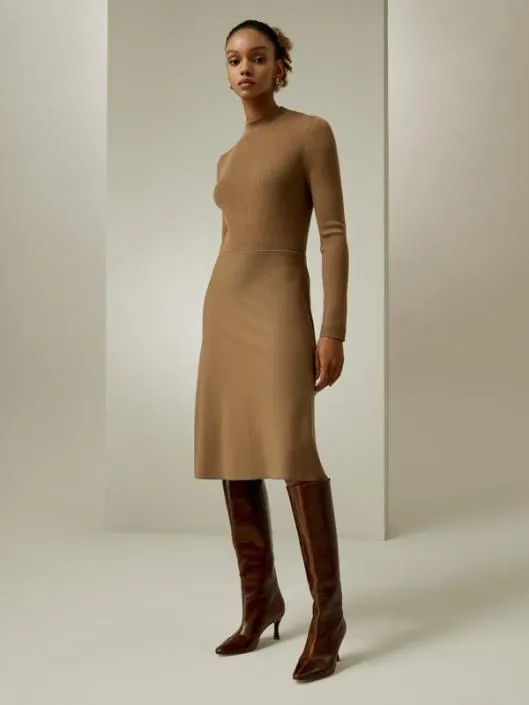 Elegant Slim Fit Wool Dress For All Occasions Women Lilysilk Essentials