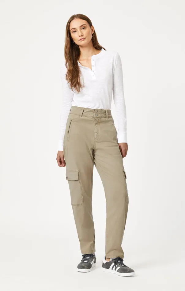 Elsie Cargo Pants In Chinchilla Luxe Twill Women Mavi Jeans Pants Elsie Cargo Pants In Chinchilla Luxe Twill Women Mavi Jeans Pants