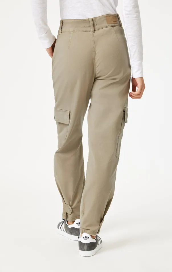 Elsie Cargo Pants In Chinchilla Luxe Twill Women Mavi Jeans Pants Elsie Cargo Pants In Chinchilla Luxe Twill Women Mavi Jeans Pants