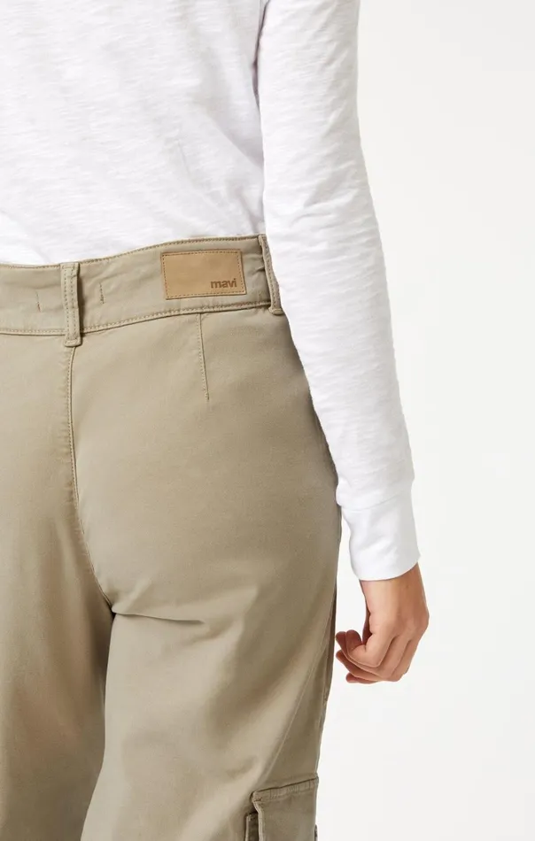 Elsie Cargo Pants In Chinchilla Luxe Twill Women Mavi Jeans Pants Elsie Cargo Pants In Chinchilla Luxe Twill Women Mavi Jeans Pants