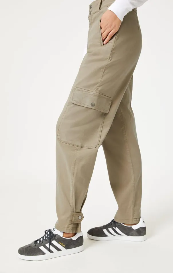 Elsie Cargo Pants In Chinchilla Luxe Twill Women Mavi Jeans Pants Elsie Cargo Pants In Chinchilla Luxe Twill Women Mavi Jeans Pants