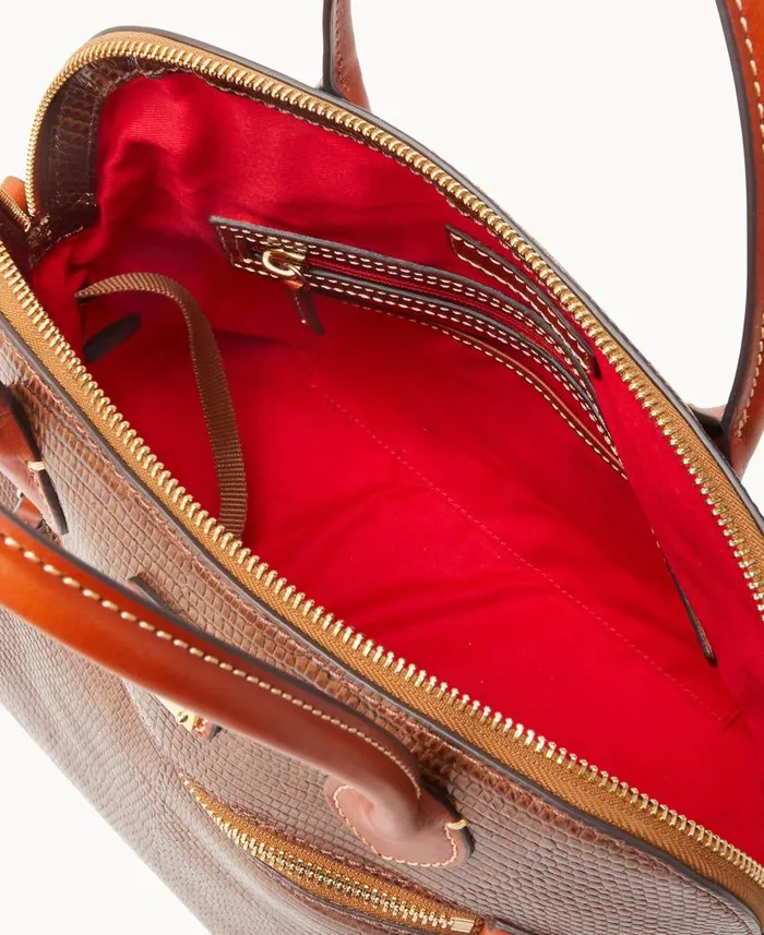 Embossed Lizard Large Domed Satchel Woman Dooney and Bourke Satchels Embossed Lizard Large Domed Satchel Woman Dooney and Bourke Satchels