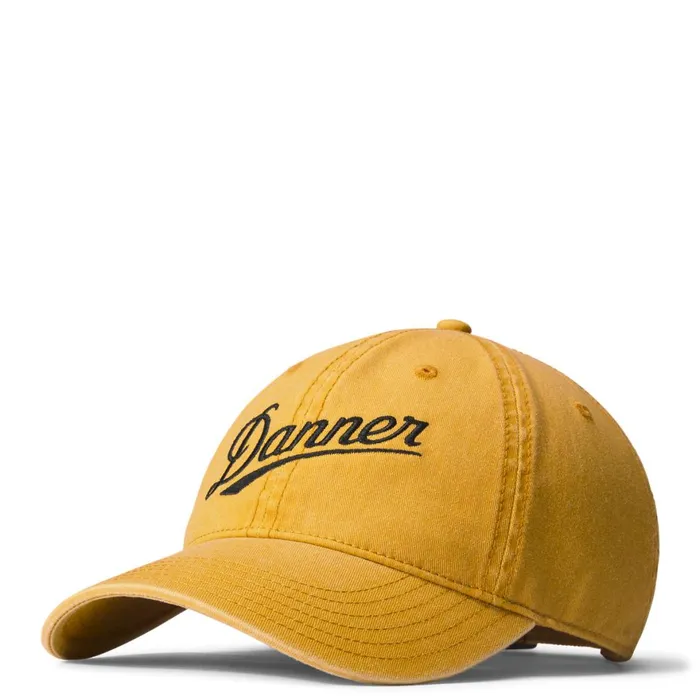 Embroidered Cap Mustard Men Danner Hats