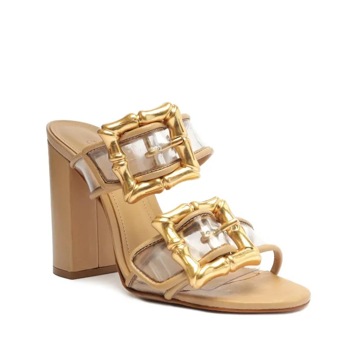 Enola Vinyl Sandal Light Beige Women Schutz Shoes Enola