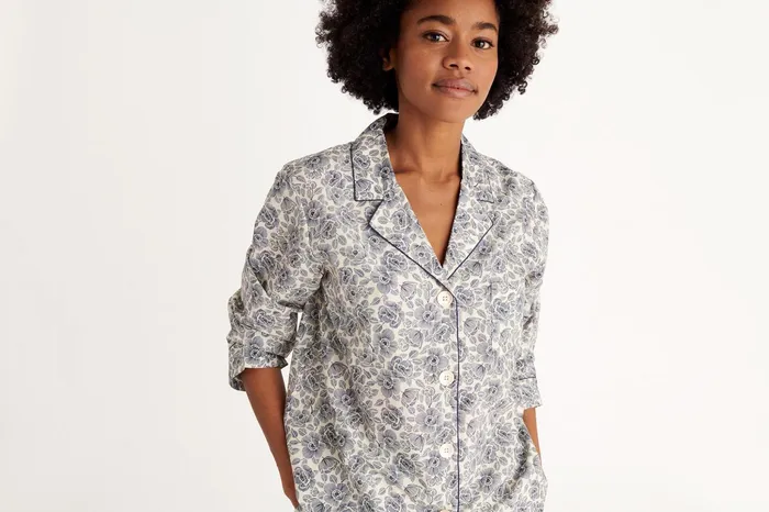 ERES Monogramme Shirt Imprime Coquelicot Women Homewear