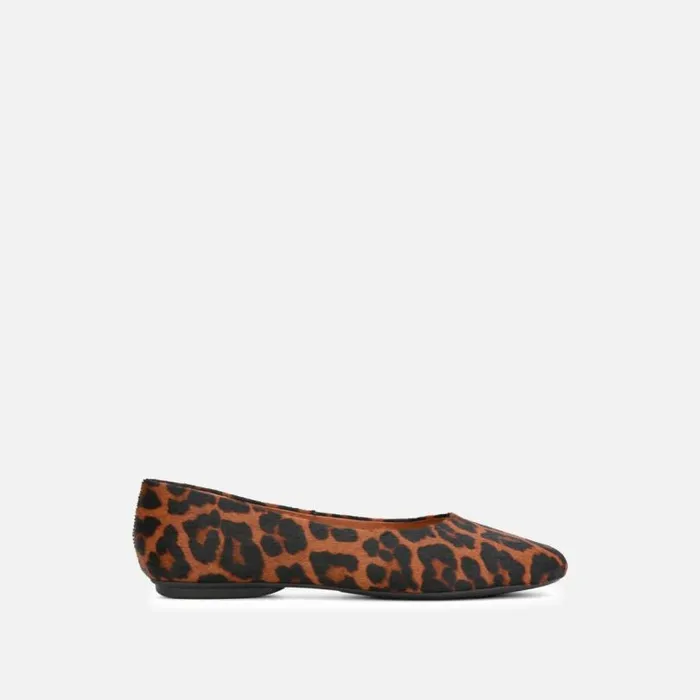 Eugene Leopard Travel Ballet Flat Brown Multi Women Kenneth Cole Flats