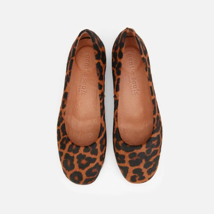 Eugene Leopard Travel Ballet Flat Brown Multi Women Kenneth Cole Flats