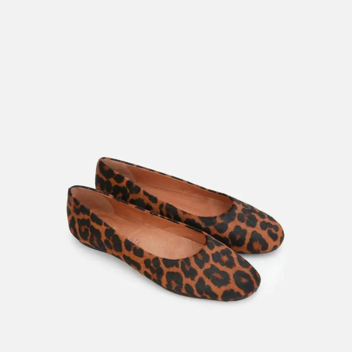 Eugene Leopard Travel Ballet Flat Brown Multi Women Kenneth Cole Flats