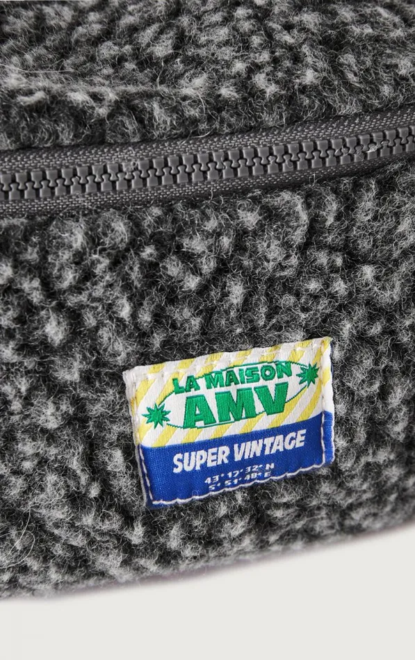 Fanny Pack Hoktown Melange Charcoal Kids American Vintage Fanny Pack Hoktown Melange Charcoal Kids American Vintage