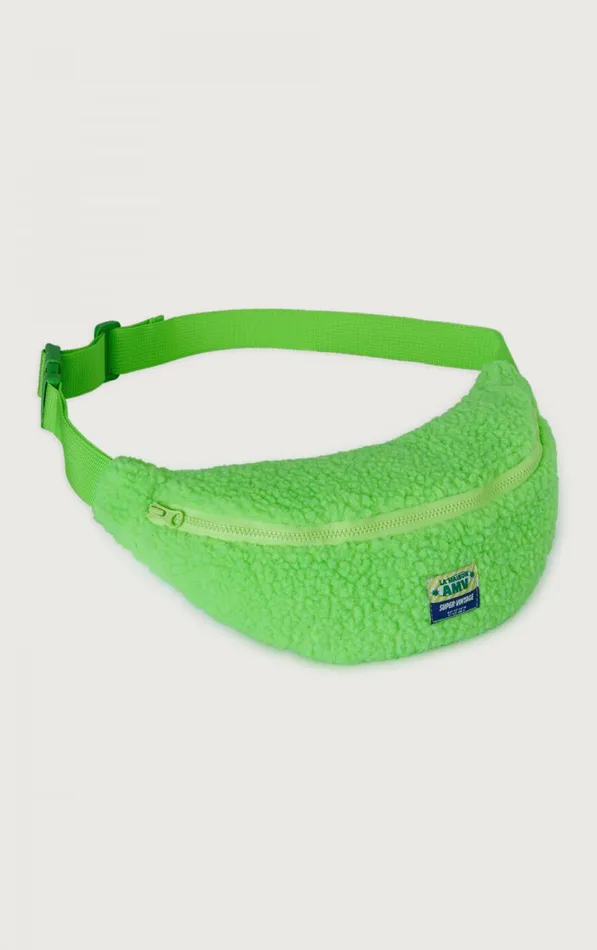 Fanny Pack Hoktown Melange Fluorescent Green Kids American Vintage