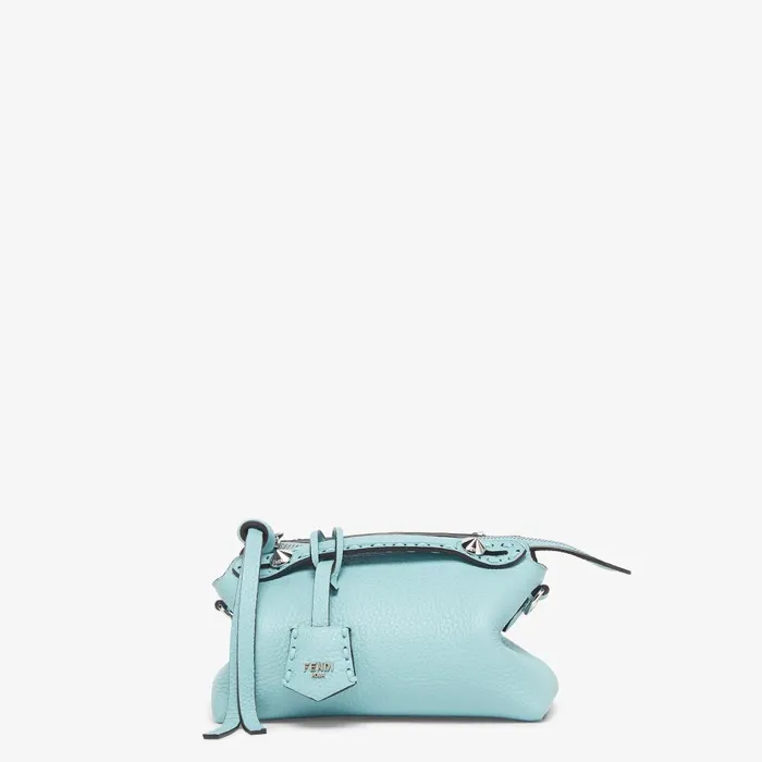 Fendi Boston Bags By The Way Selleria Mini Light Blue Selleria Minibag With 156 Handsewn Topstitches 8211 Women Fendi Boston Bags By The Way Selleria Mini Light Blue Selleria Minibag With 156 Handsewn Topstitches 8211 Women