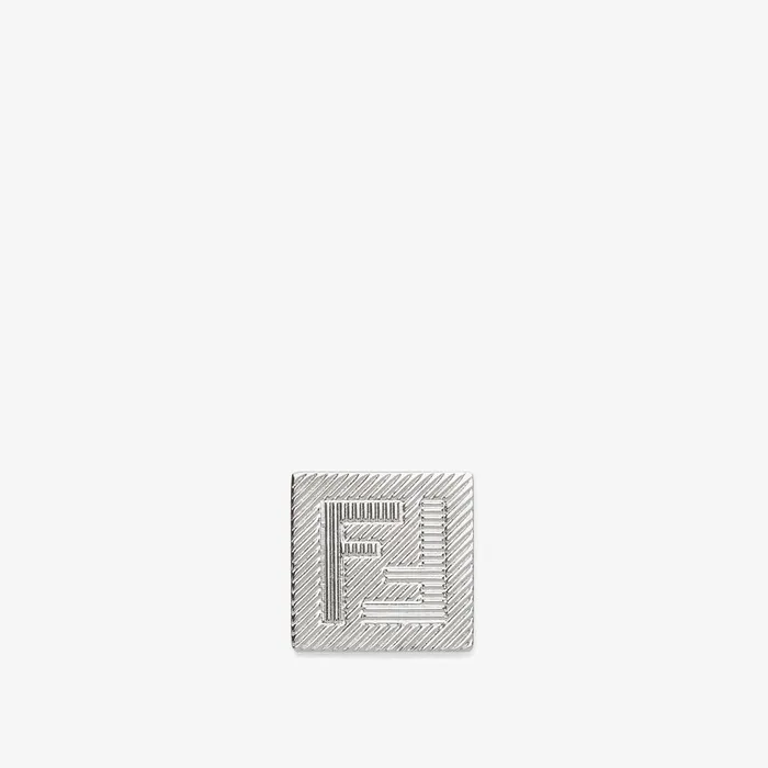 Fendi Earrings Fendi Shadow Earring Silvercolored Metal Earrings 8211 Men