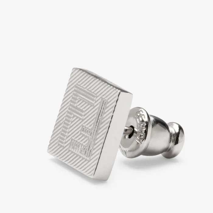 Fendi Earrings Fendi Shadow Earring Silvercolored Metal Earrings 8211 Men