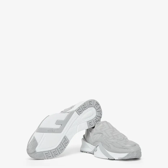 Fendi Fendi Flow Fendi Flow Sneakers Gray FF Mesh Running Sneakers 8211 Men