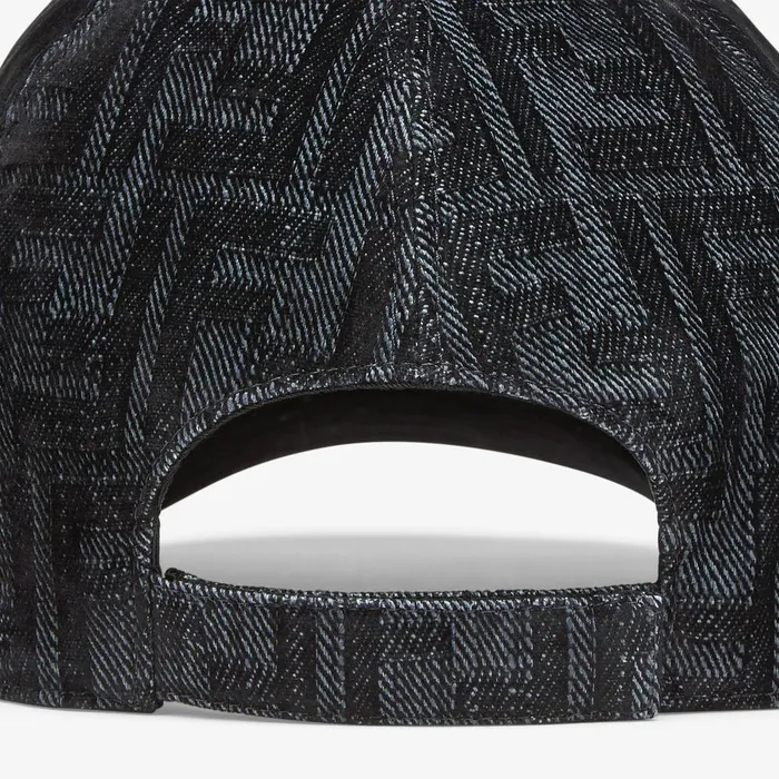 Fendi Hats and Gloves Hat Baseball Cap In Blue FF Denim 8211 Men