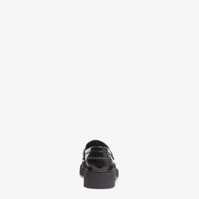 Fendi Mocassins and Loafers Fendi Filo Black Leather Loafers 8211 Women