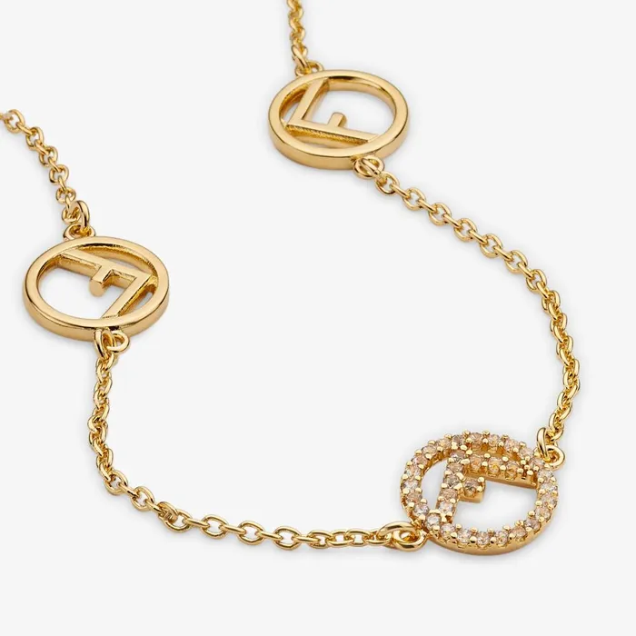 Fendi Necklaces F Is Fendi Necklace Goldcolored Necklace 8211 Women