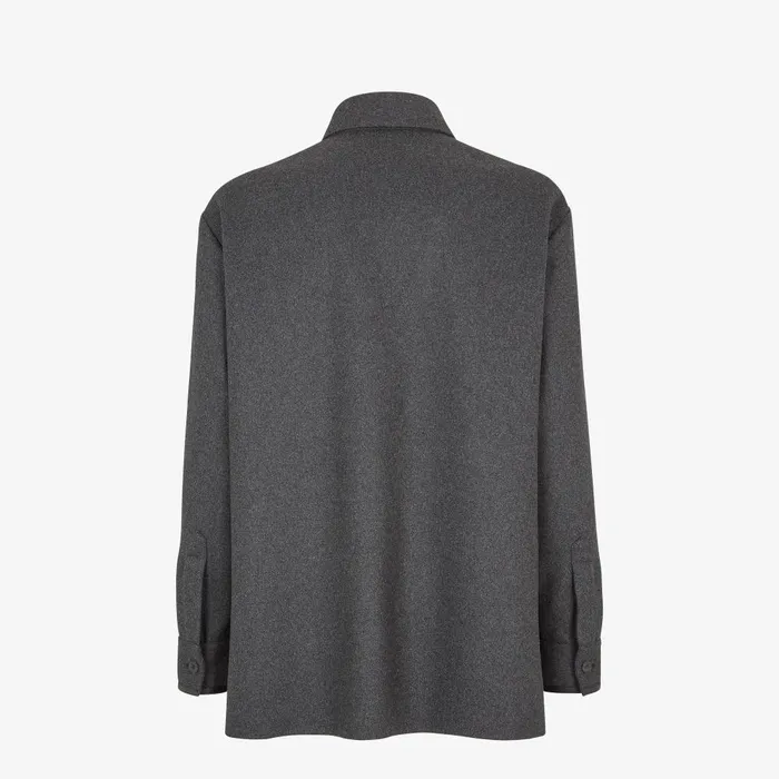 Fendi Outerwear Blouson Gray Cashmere GoTo Jacket 8211 Men